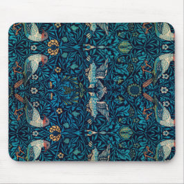  blauwe vogel van William Morris Muismat