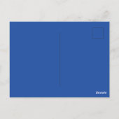 Blauwe Vogel Vogel Liefhebber Grappig Briefkaart (Achterkant)