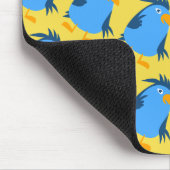 Blauwe vogel voor kinderen door storeman. muismat (Hoek)