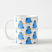 Blauwe vogel voor kinderen koffiemok (Links)