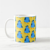 Blauwe vogel voor kinderen koffiemok (Links)