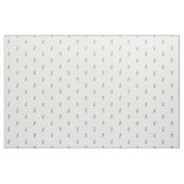 Blauwe vogelafdrukverbinding stof (Yard (91,4 cm))