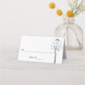 Blauwe vogelboom Hebreeuwse joodse plaatskaarten Plaatskaartje (Voorkant)