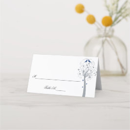 Blauwe vogelboom Hebreeuwse joodse plaatskaarten Plaatskaartje