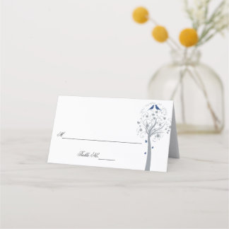 Blauwe vogelboom Hebreeuwse joodse plaatskaarten Plaatskaartje
