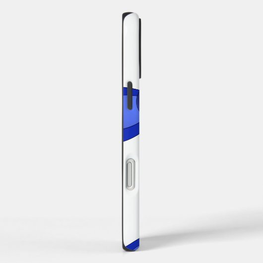 Blauwe vogelfamilie Case-Mate iPhone case (Achterkant / Rechts)