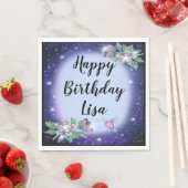 Blauwe vogelpest servet (Insitu)