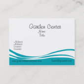 Blauwe vogelpest Zonnebloem Waterverf voor het kle Visitekaartje (Achterkant)