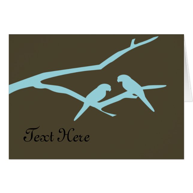 Blauwe vogels aangepast (Voorkant Horizontaal)