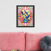 BLAUWE VOGELS CANVAS AFDRUK (Insitu (Woonkamer))
