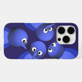 Blauwe vogels Case-Mate iPhone case (Achterkant (horizontaal))