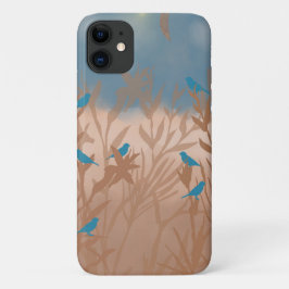 Blauwe vogels Case-Mate iPhone case
