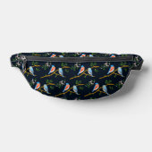 Blauwe vogels Donkerblauw heuptasje (Liggend)