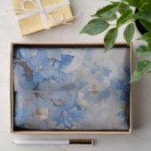 Blauwe Vogels en Bloesem Decoupage Tissuepapier (Geschenk)