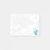 Blauwe vogels en noten post-it® notes (Voorkant)