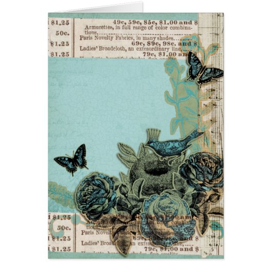 Blauwe vogels en Rozen, Alles Gute Zum Geburtstag (Voorkant)