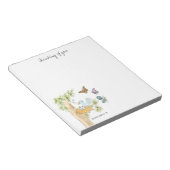 Blauwe vogels in een Boom Note Pad Notitieblok (Schuin)