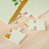 Blauwe vogels Legpuzzel (Zijkant)