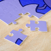 Blauwe Vogels Legpuzzel (Zijkant)