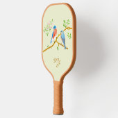 Blauwe vogels Lichtgroene Pickleball-paddle Pickleball Paddle (Links)