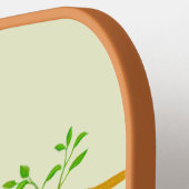 Blauwe vogels Lichtgroene Pickleball-paddle Pickleball Paddle (Links Detail)