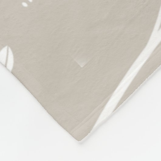 Blauwe vogels op een bijkantoor fleece deken (Hoek)