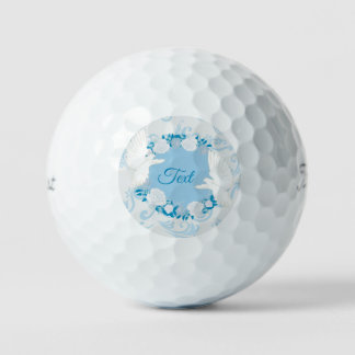 Blauwe Vogels Patroon Golfballen