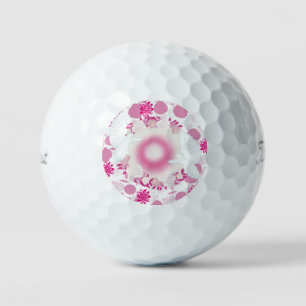 blauwe vogels patroon golfballen