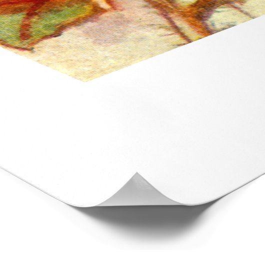 Blauwe vogels poster (Hoek)