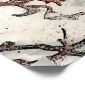 Blauwe vogels poster (Hoek)