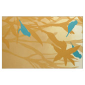 Blauwe vogels stof (Fat Quarter)