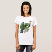  blauwe vogels t-shirt (Voorkant volledig)