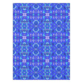 Blauwe vogels tafelkleed (Voorkant)