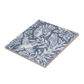 Blauwe vogels Thistle Flower Woodland Facets R Tegeltje (Zijkant)