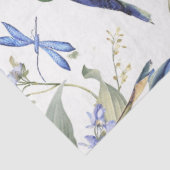 Blauwe Vogels Tissuepapier (Detail)