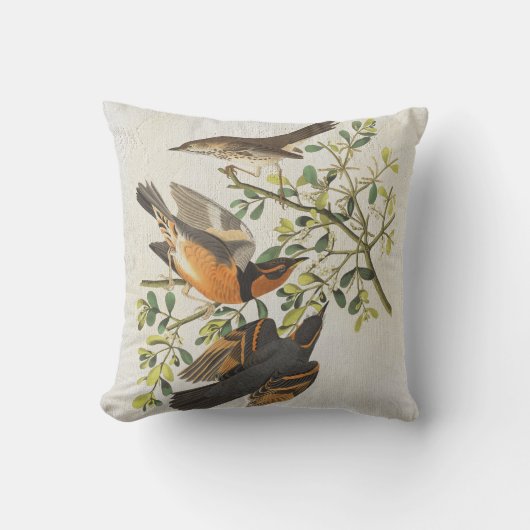 blauwe vogels: vogelobservatie Lover Gift Kussen (Voorkant)
