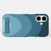 Blauwe voornaam zoeken Case-Mate iPhone case (Achterkant (horizontaal))
