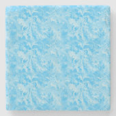 Blauwe vorst stenen onderzetter (Voorkant)