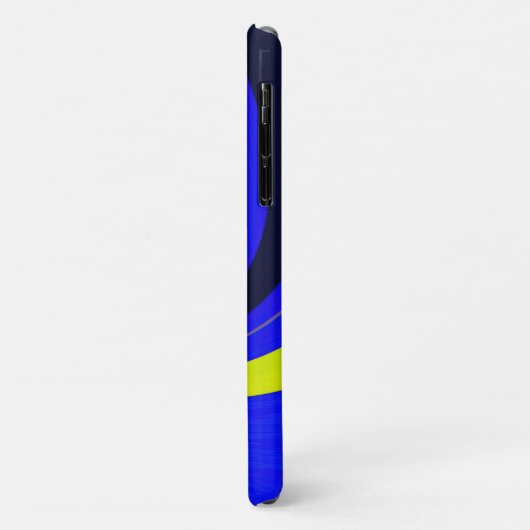 Blauwe vortex Case-Mate iPhone case (Achterkant/links)
