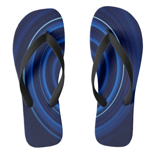 Blauwe Vortex Heren Slipper (Voetbed)