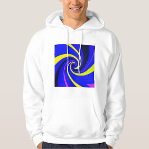 Blauwe vortex hoodie
