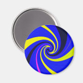 Blauwe vortex magneet (Voorkant / Achterkant)