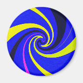 Blauwe vortex magneet (Voorkant)