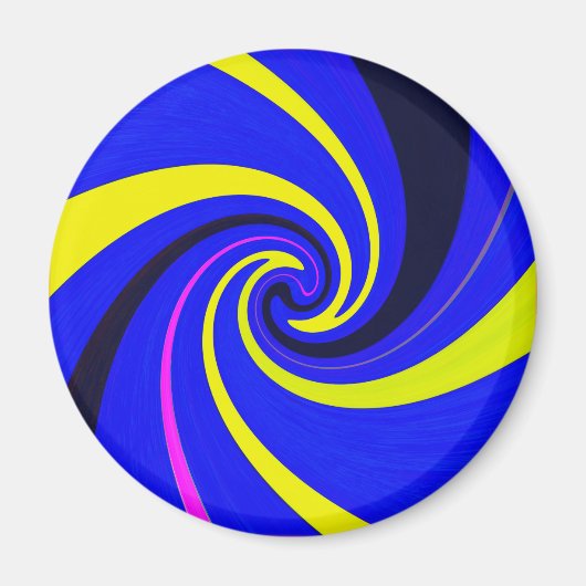 Blauwe vortex magneet (Voorkant)