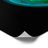 BLAUWE VORTEX POSTER (Hoek)