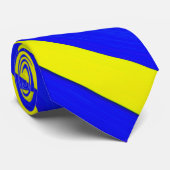 Blauwe vortex stropdas (Opgerold)