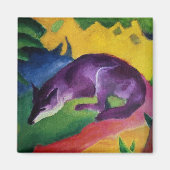 Blauwe vos, 1911 magneet (Voorkant)