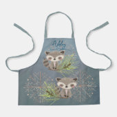 Blauwe vos schort (Voorkant)