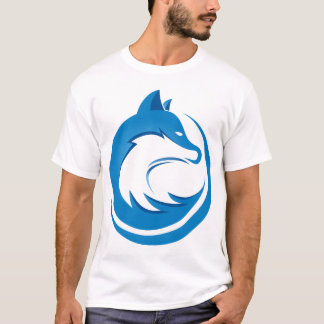 Blauwe vos t-shirt