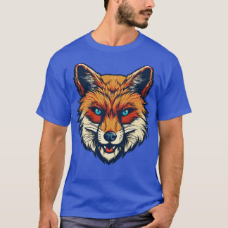 Blauwe vos t-shirt